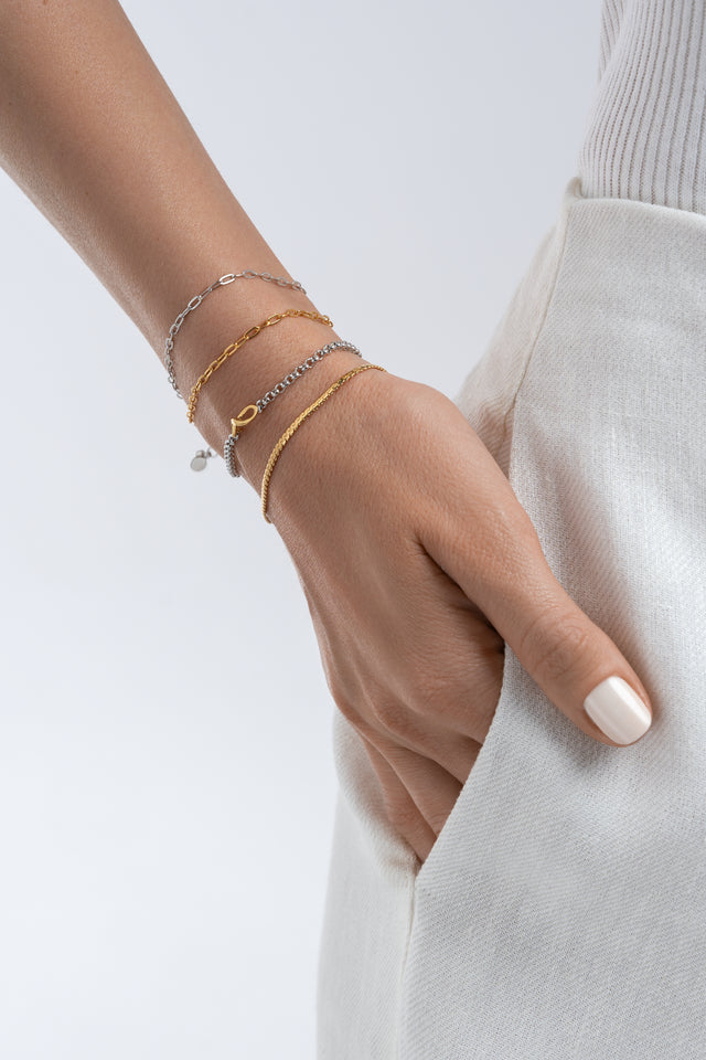 CABLE CHAIN BRACELET GOLD
