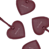 HEART SHAPED LEATHER TAG