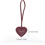 HEART SHAPED LEATHER TAG
