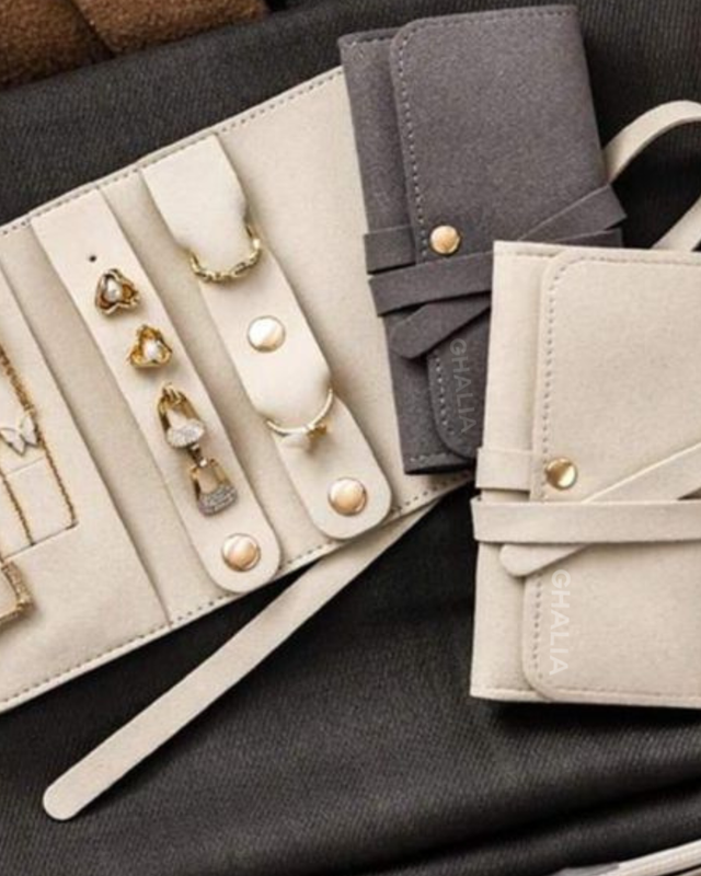 JEWELRY MINI SUEDE WRAP BAG