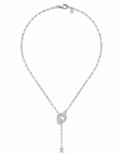T-BAR KNOT NECKLACE SILVER