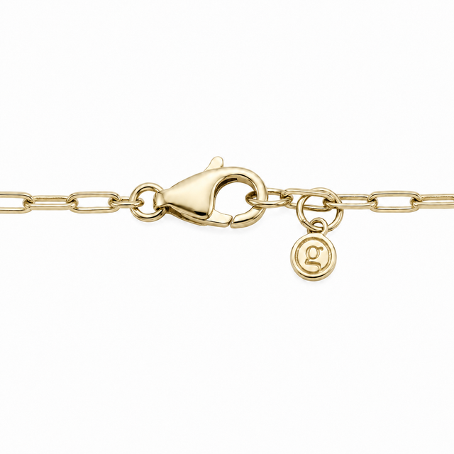 T-BAR KNOT NECKLACE GOLD