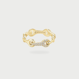 KNOT BRIDGE RING GOLD