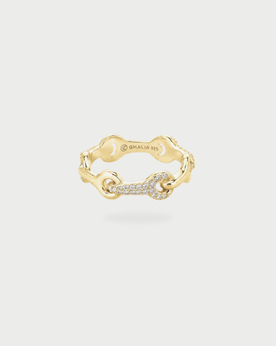 KNOT BRIDGE RING GOLD
