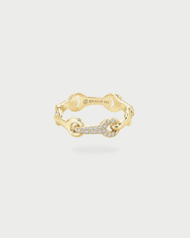 KNOT BRIDGE RING GOLD