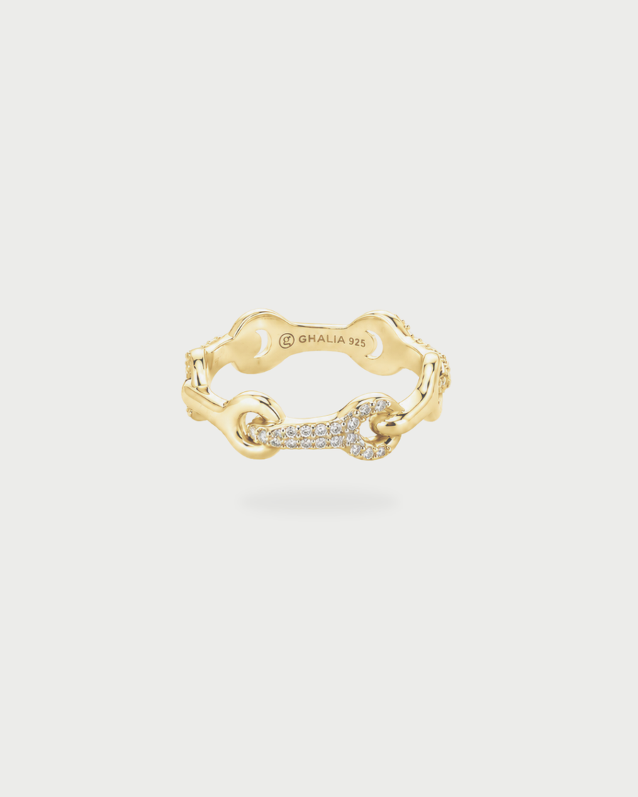 KNOT Two-Tone Ring Stack