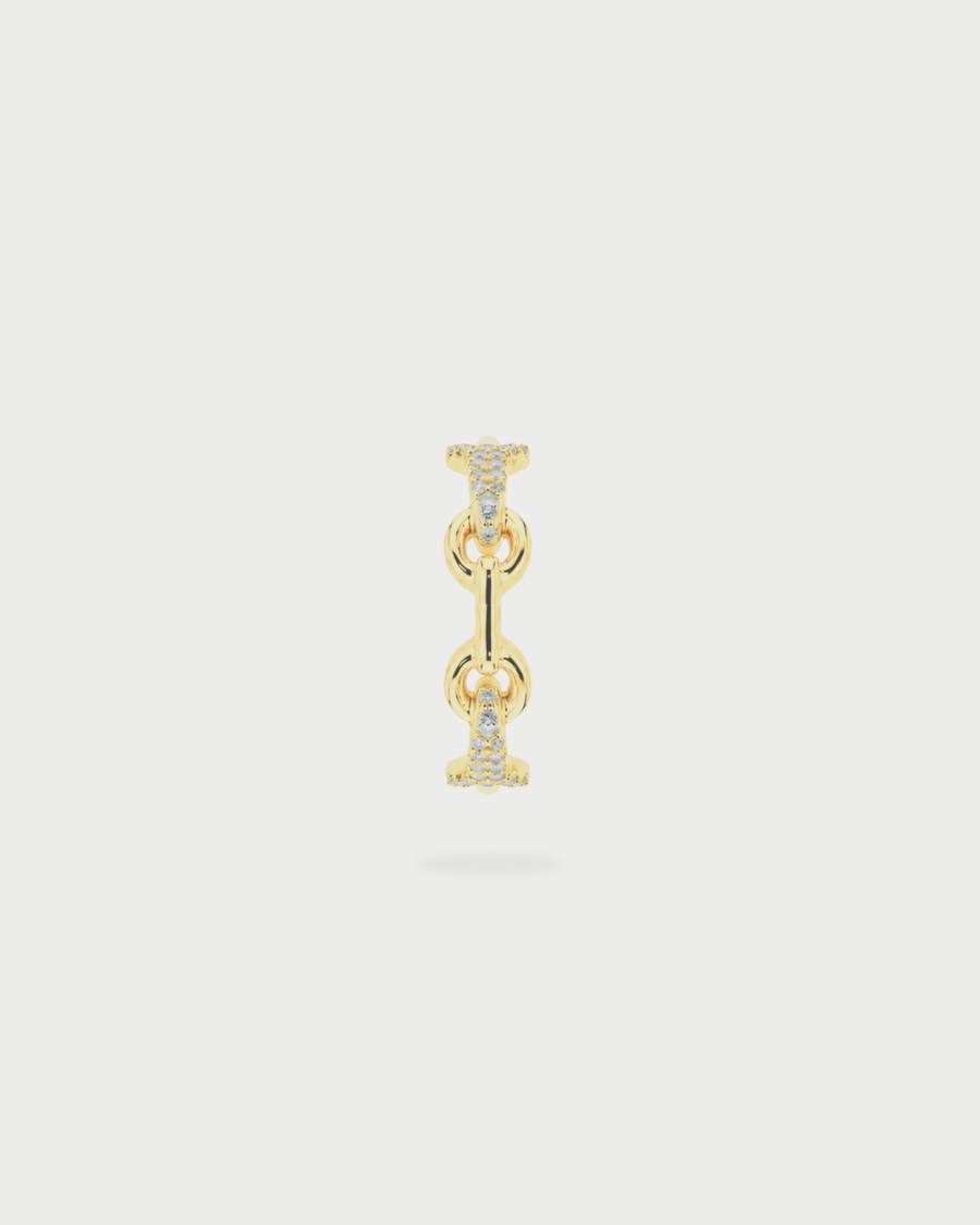 KNOT BRIDGE RING GOLD