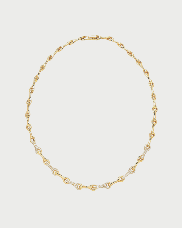 KNOT BRIDGE NECKLACE GOLD