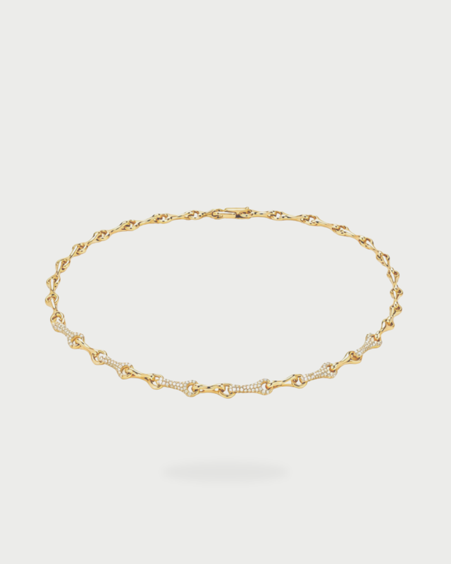 KNOT BRIDGE NECKLACE GOLD