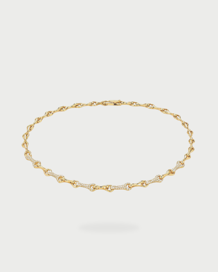 KNOT BRIDGE NECKLACE GOLD