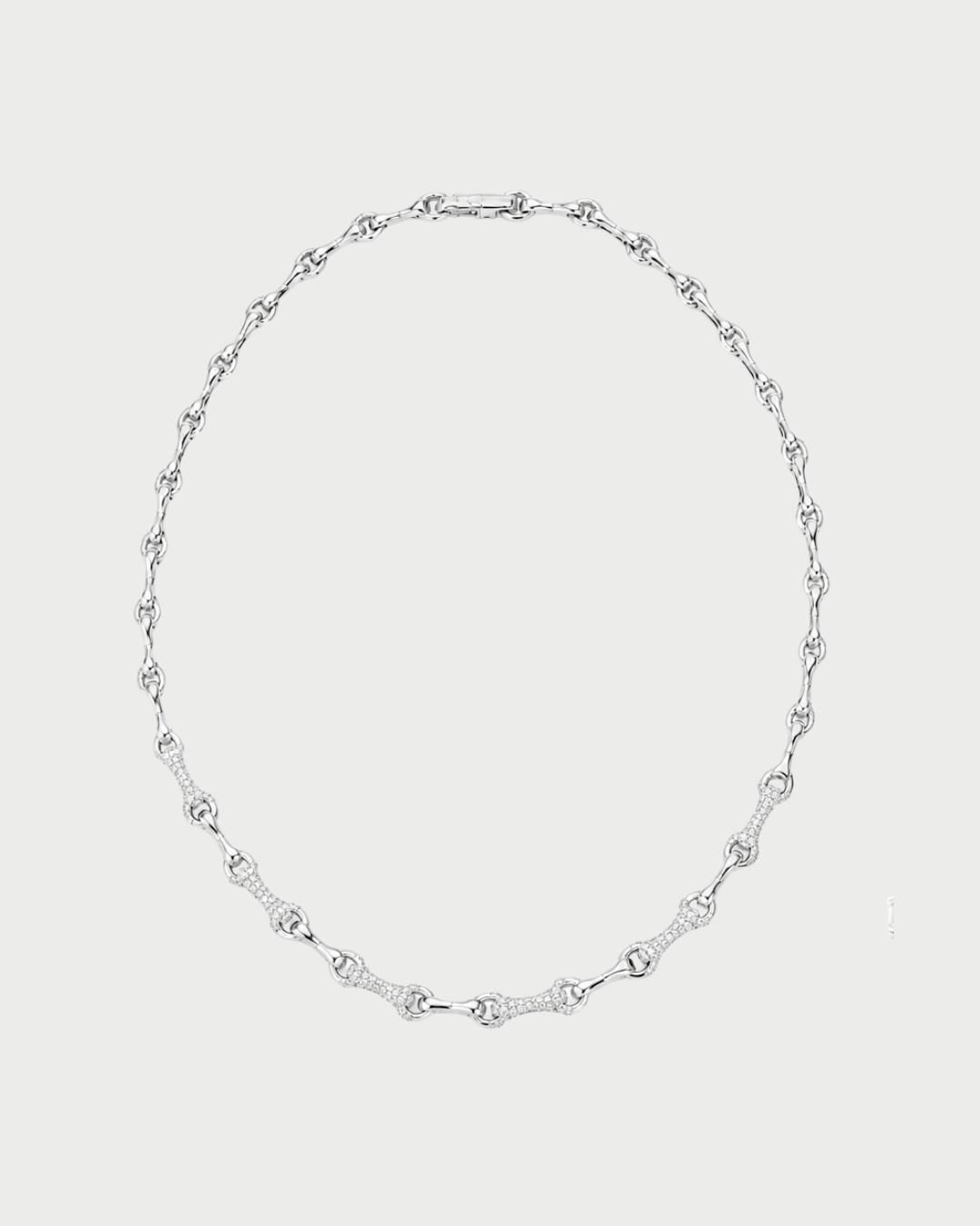 KNOT BRIDGE NECKLACE SILVER