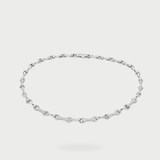 KNOT BRIDGE NECKLACE SILVER