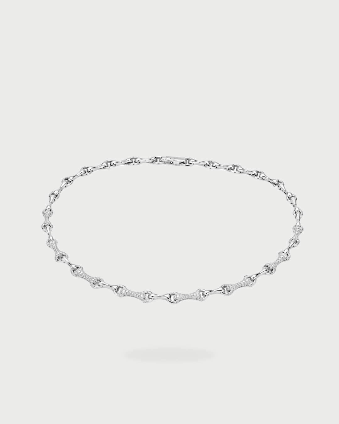 KNOT BRIDGE NECKLACE SILVER