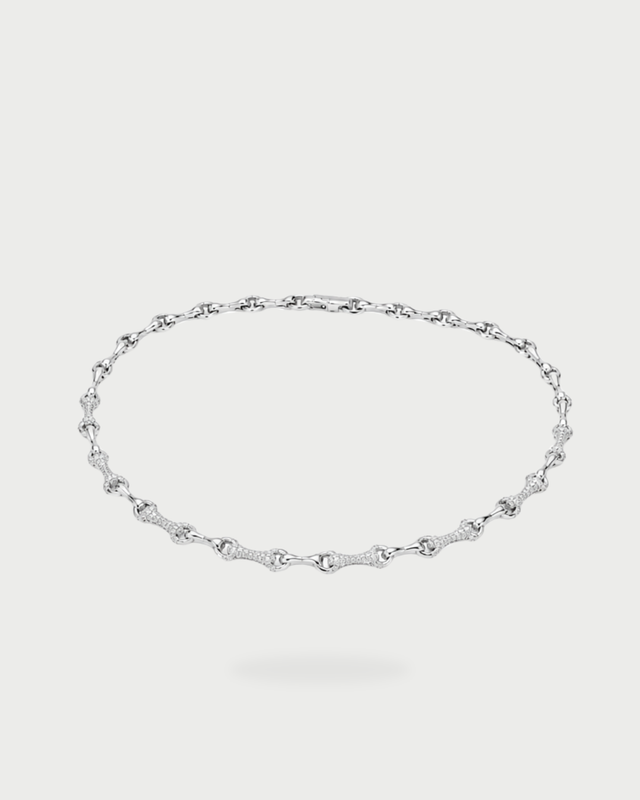 KNOT BRIDGE NECKLACE SILVER