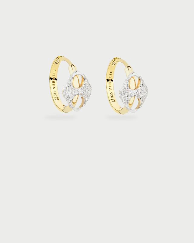 INFINITY LOOP HOOPS EARRING