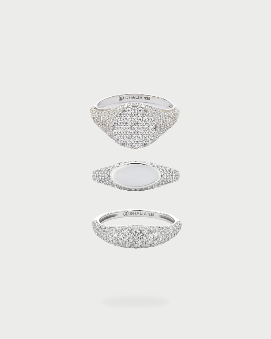 PAVÉ Silver Stack