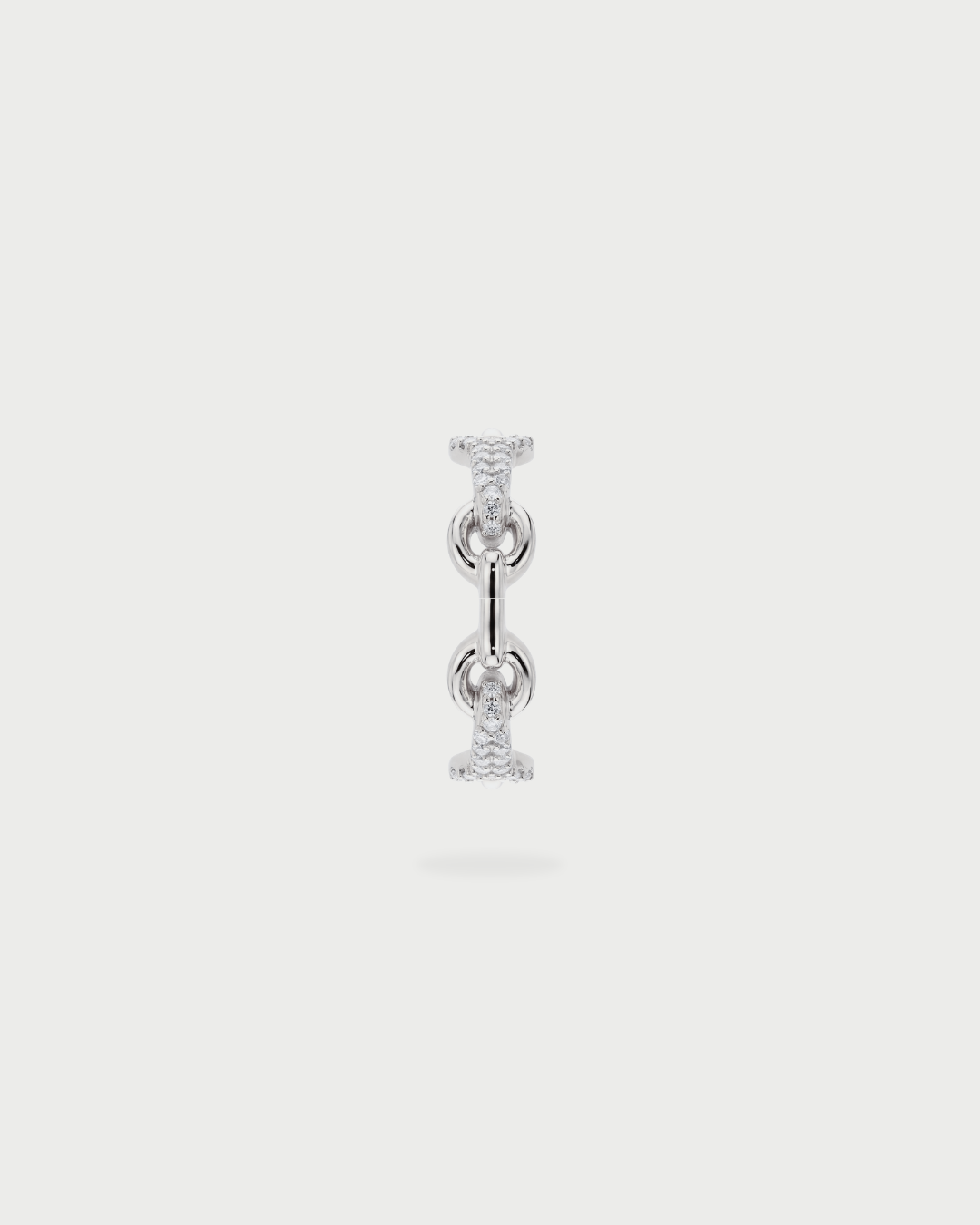 KNOT BRIDGE RING SILVER