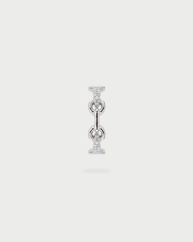 KNOT BRIDGE RING SILVER