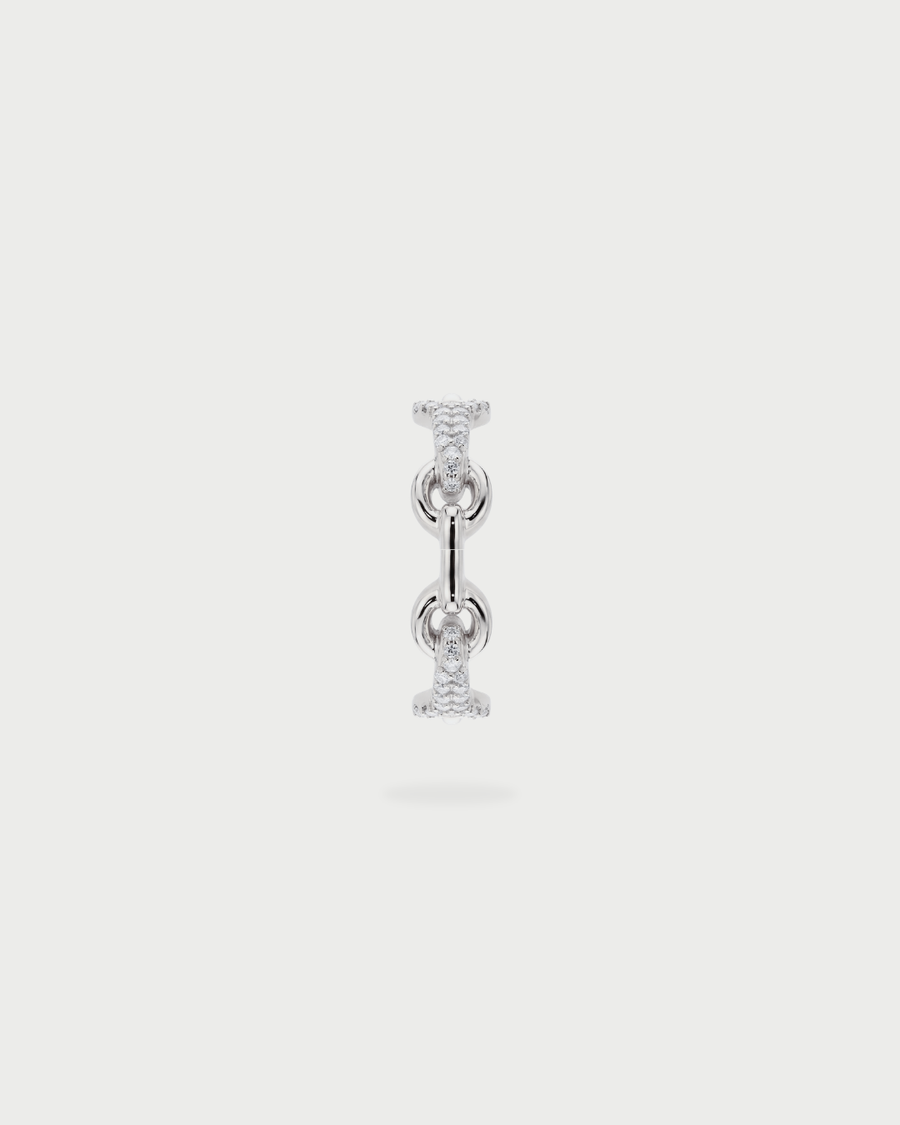 KNOT BRIDGE RING SILVER