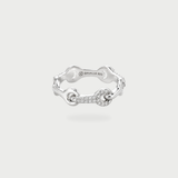 KNOT BRIDGE RING SILVER