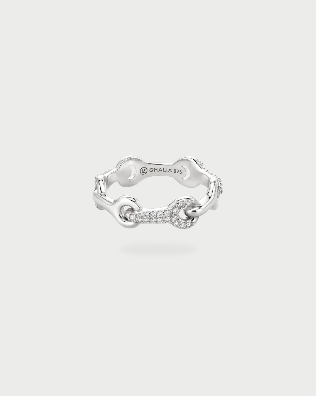 KNOT BRIDGE RING SILVER