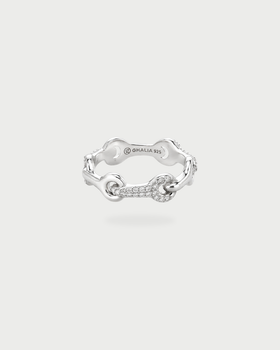 KNOT BRIDGE RING SILVER